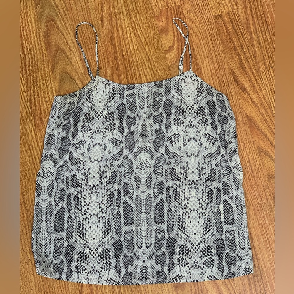 Equipment Layla Python-printed Silk Camisole XS